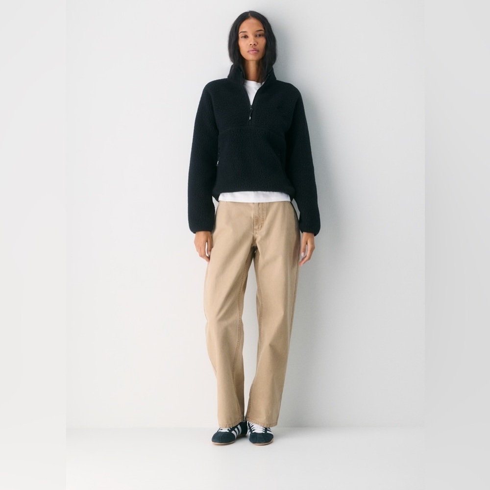 Aritzia Tna Polartec® Thermal Pro™ 1/2 Zip Hi-hip Sweater